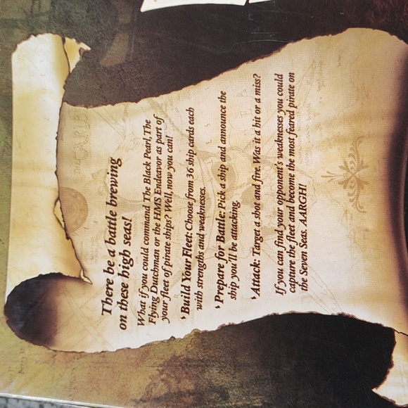 BATTLESHIP COMMAND PIRATES OF THE CARIBBEAN DEAD MAN'S CHEST game - Picture 4 of 6